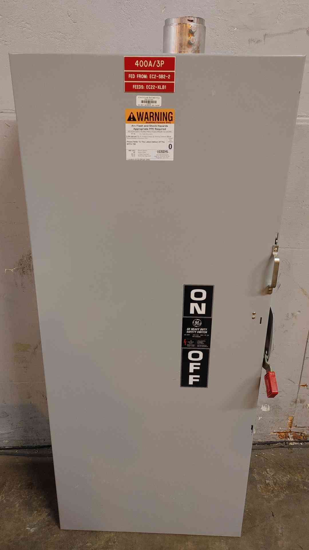GE Safety Switch 400 Amp 600 VAC NP1578002B (108944)