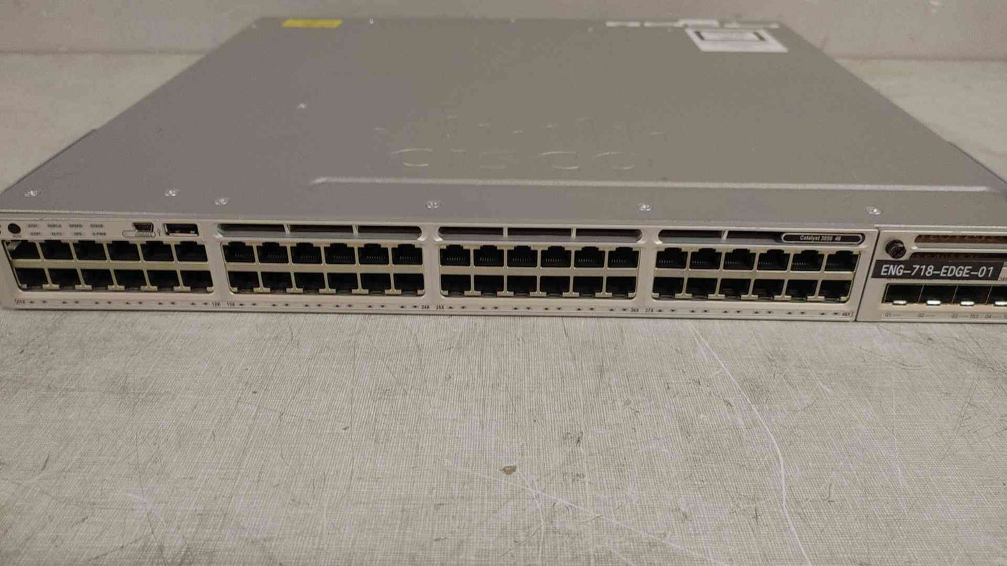 Cisco Catalyst 3850 12X 48 UPOE 48-Port Gigabit Switch
