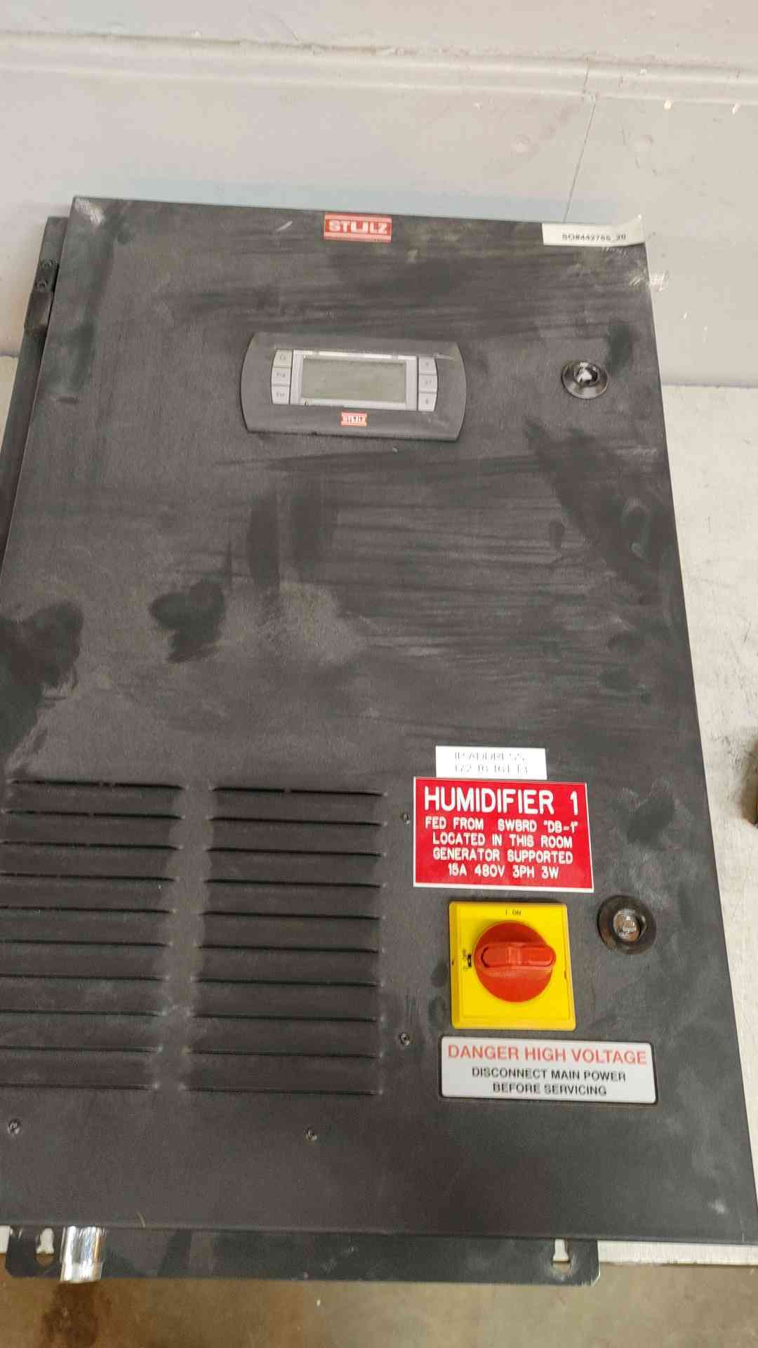 Stulz Humidifier Control Box ULS-1-DRH16_TC 15A 480V 3 Ph 3 Wire (109161)