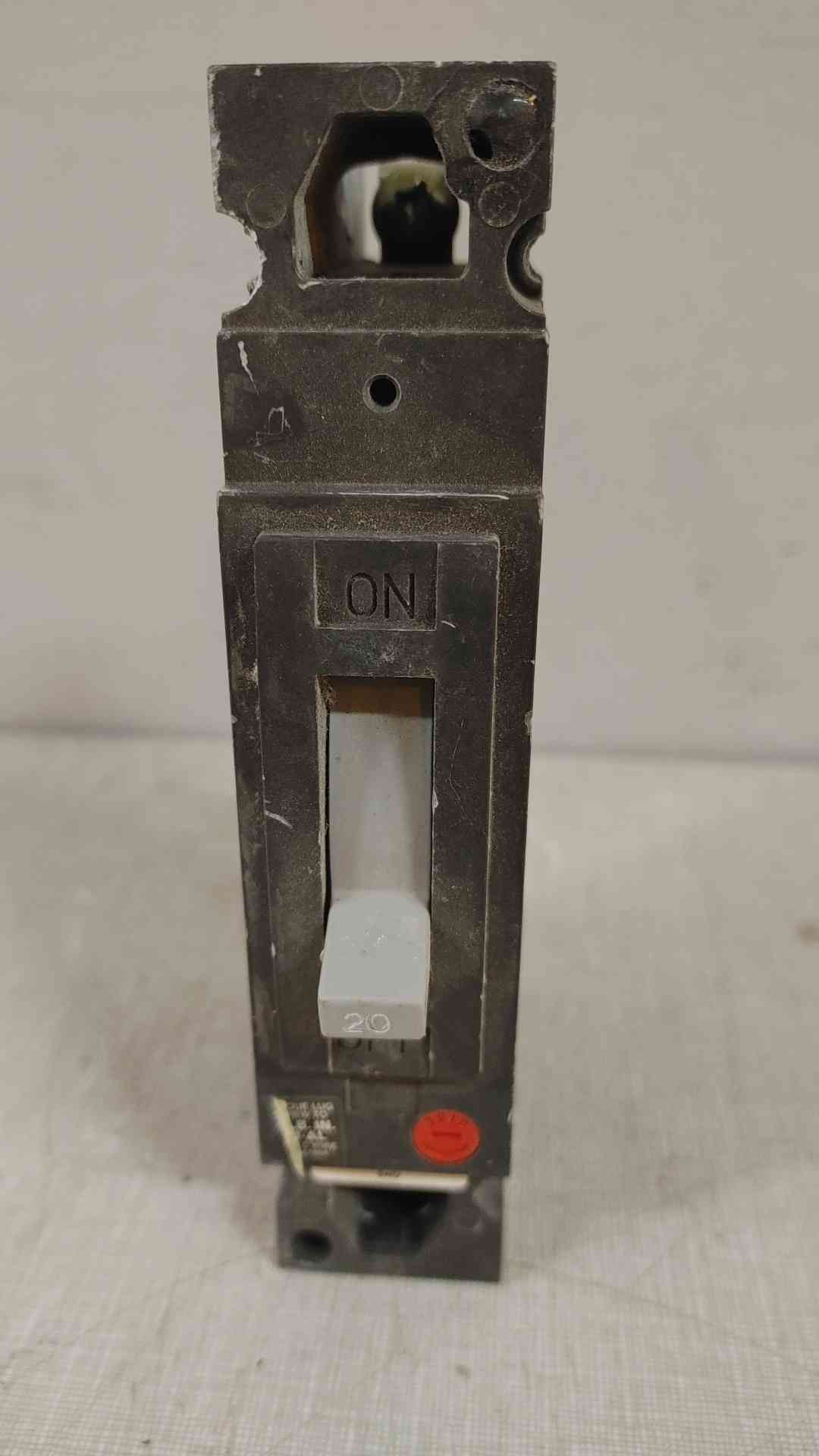 GE 20 Amp 1 Pole Circuit Breaker (109433)