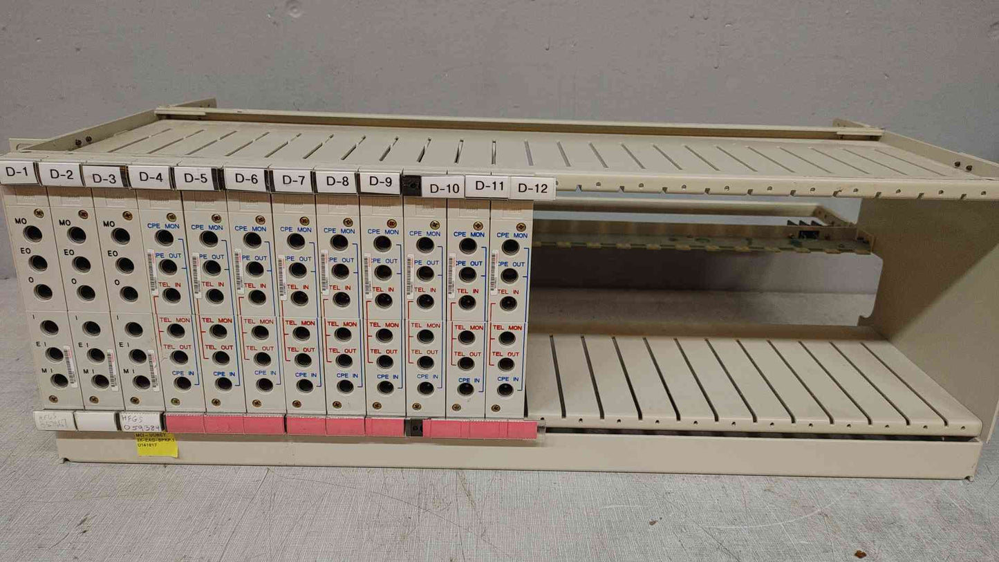 ADC DSX4H-E3C Telecommunications Distribution Frame / Patch Panel - 12 Module Capacity