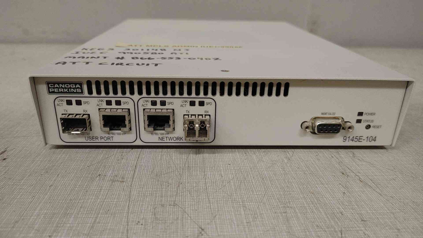 Network Demarcation: Canoga Perkins 9145E-104 NID