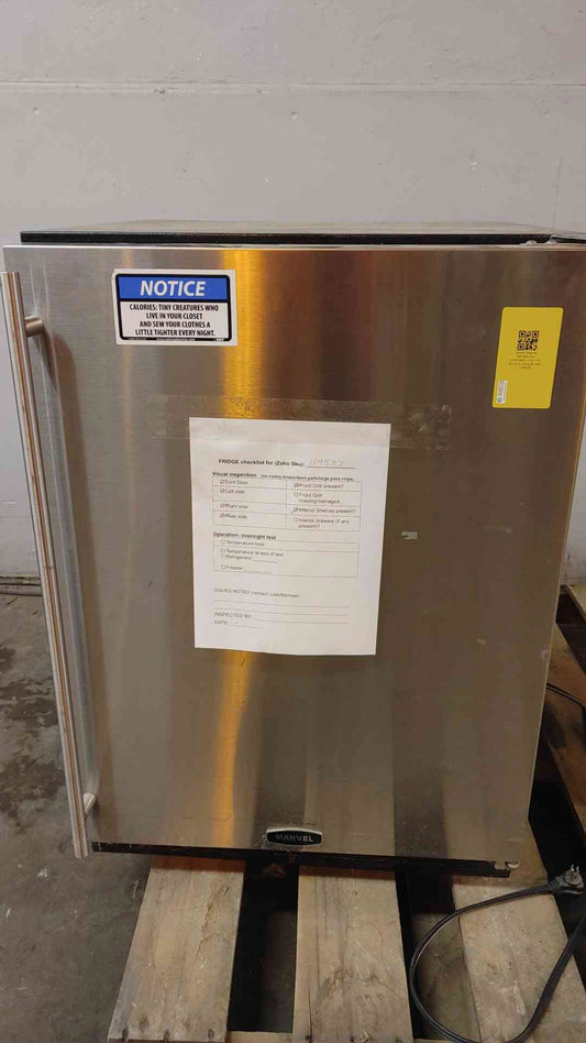 *Pickup Only* Marvel Refrigerator 61RF7804 115V 1 Ph 60 Hz 3.3 Amp (109537)