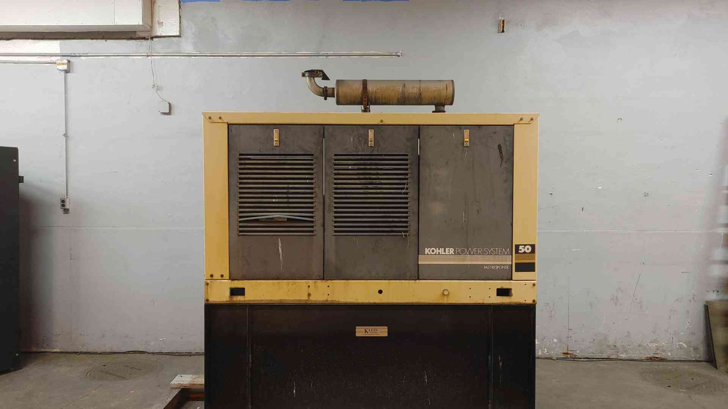 AS-IS 55KW KOHLER John Deere 4039T 50R0ZJ 1&3PH Diesel 811Hrs '01 (109813)