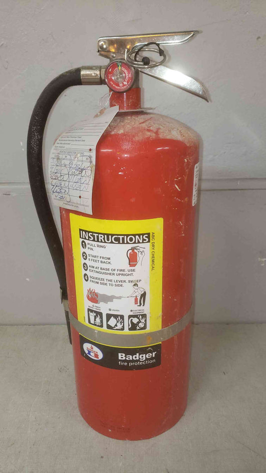 Badger ABC Dry Chemical Fire Extinguisher B20M Out of Inspection (SKU: 109899)