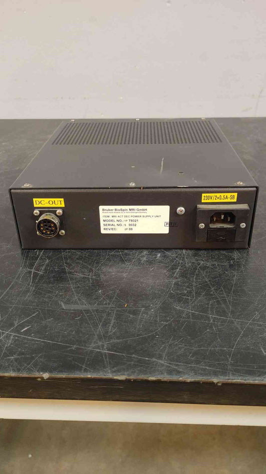 Bruker T9321 MRI ACT DEC Power Supply Unit(SKU:110124)