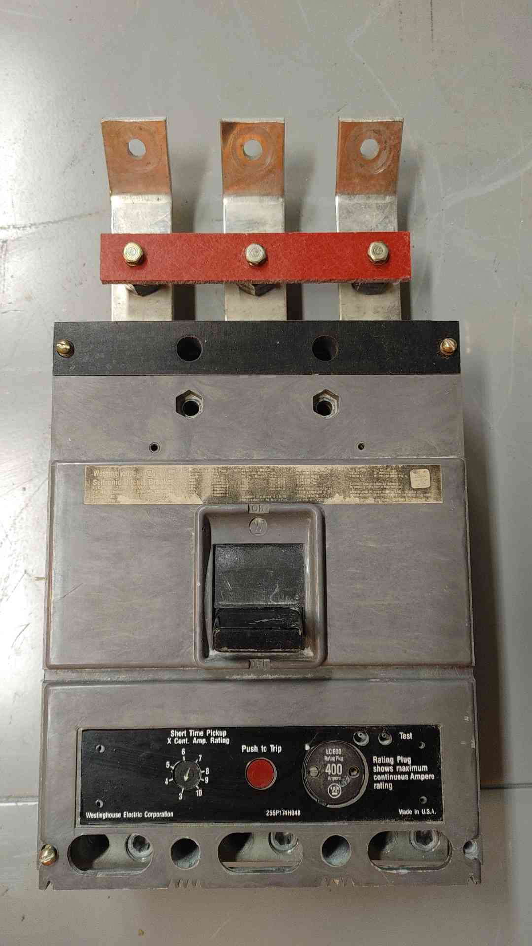 Westernhouse 255P174H04B 400A Seltronic Circuit Breaker(SKU: 110192)