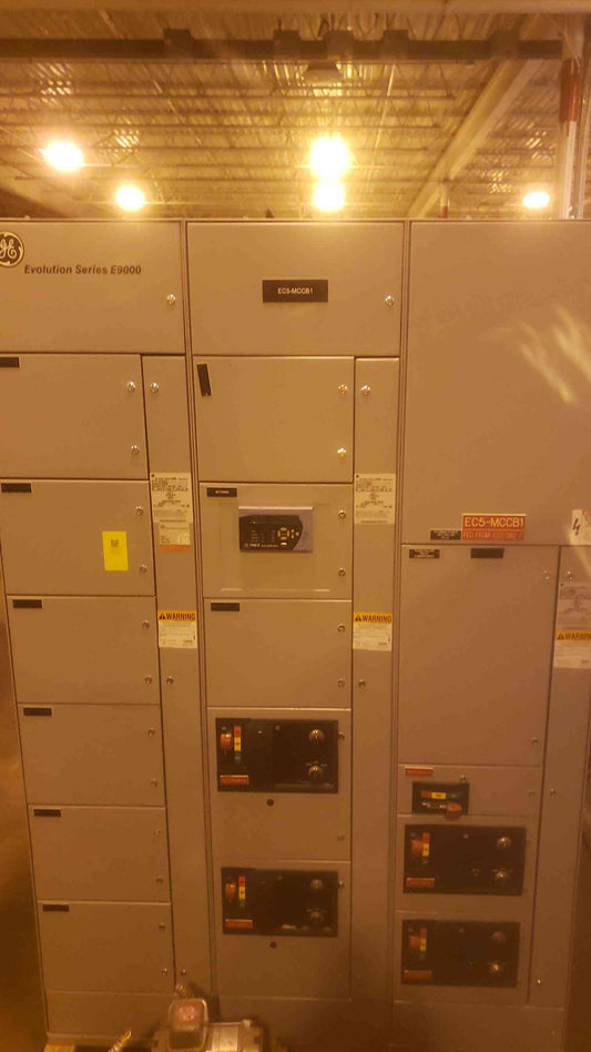 GE Evolution Series E9000 1200A 480V 3PH Motor Control Center OC62X0236M02 (SKU: 110549)