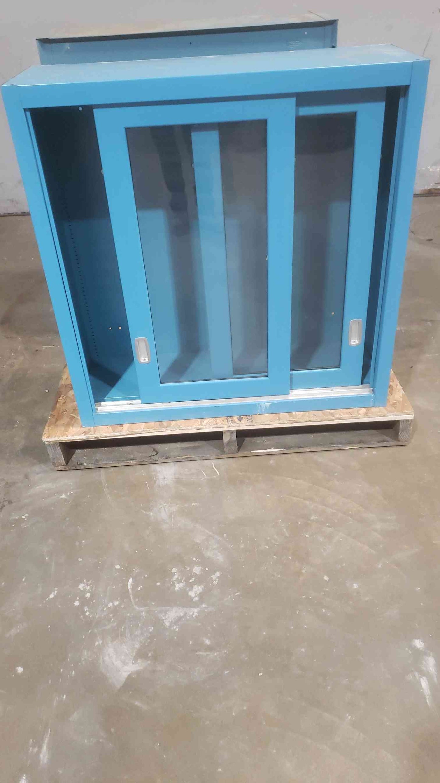 48" Overhead Casework w/2 Sliding glass doors(SKU: 111039)