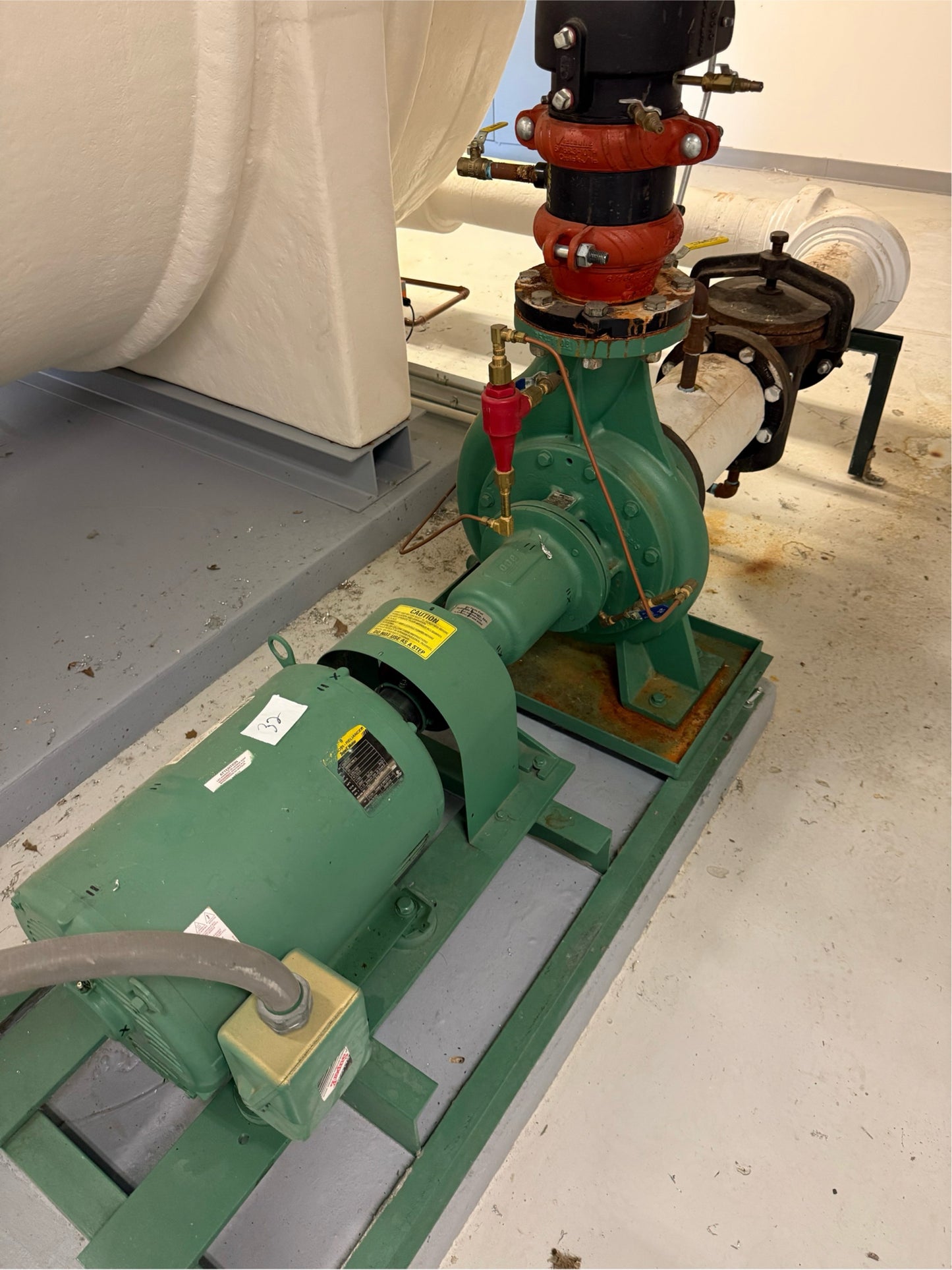 Baldor Reliance EM2515T 20HP 3ph 230/460 Motor/Pump Package