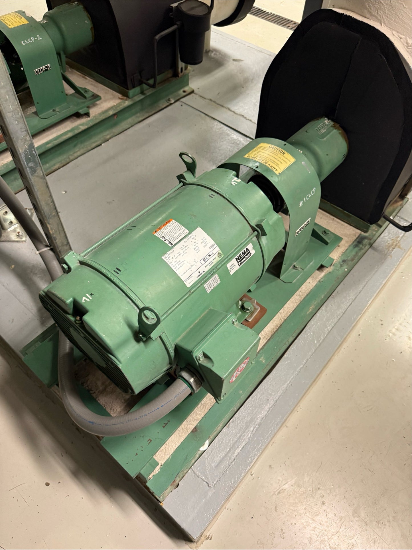 Emerson Model AS93 15HP Motor & Pump 3ph 230/460V
