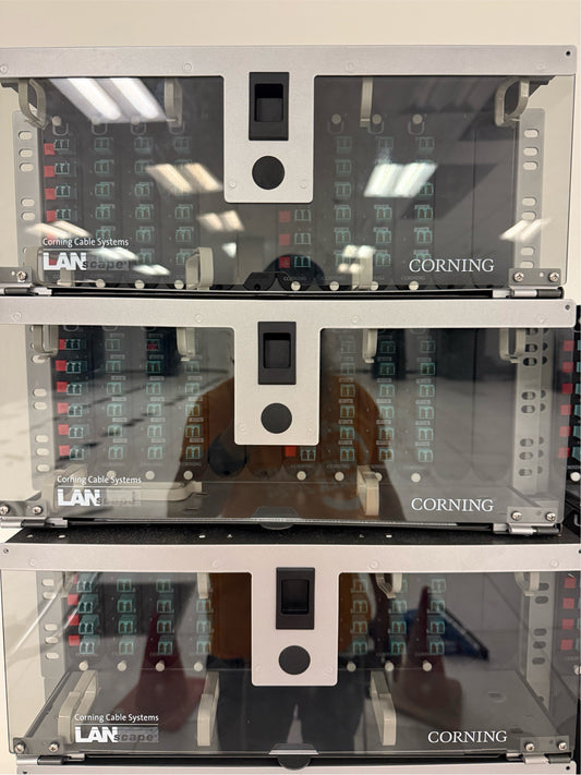 4U Corning Cable Systems Landscape Patch Panel PCH-04U (SKU: 110070)