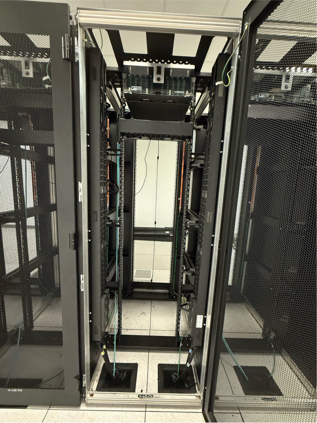 Knurr 47U Server Rack Data Cabinet with Doors