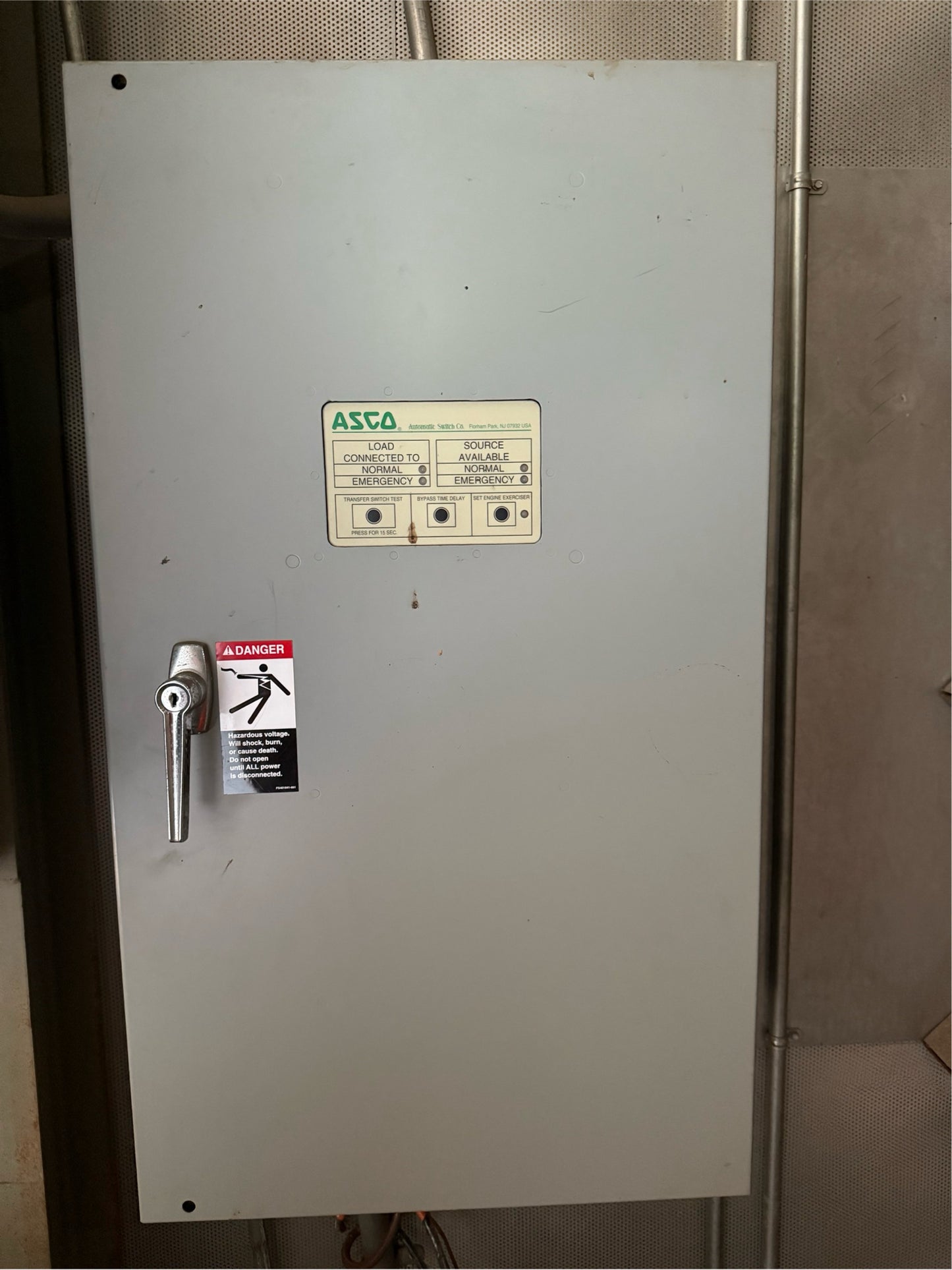 ASCO series 300 ATS 70amps 480v 3PH A30037091C
