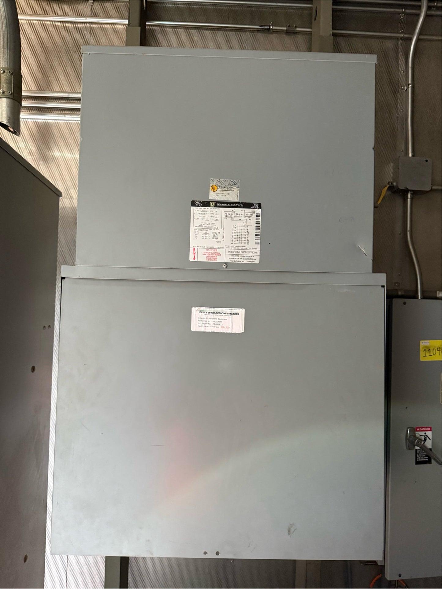 30KVA Square D Mini Power-Zone 3PH MPZ30T2F 480VX208/120