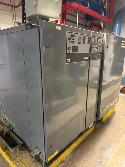 Atlas Copco ZR37 Oil-free Rotary Screw Air Compressor 3ph 460V (SKU: 110506)