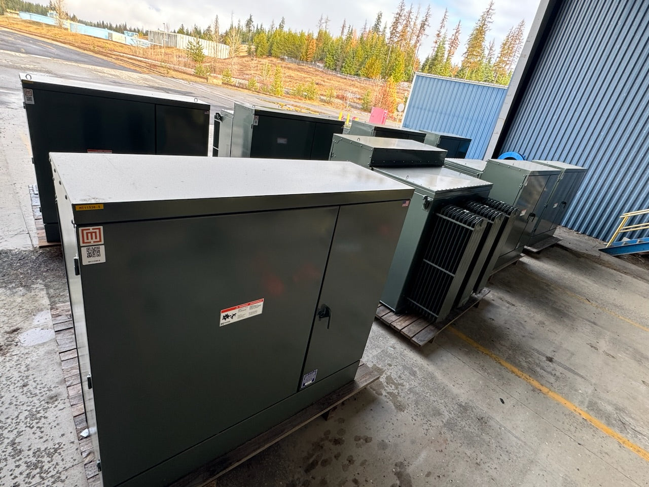 NEW 2500kVA Pad Mounted Crypto Transformer 34500v x 416Y/240V-98402