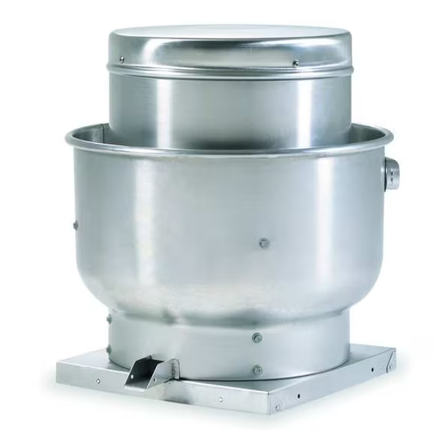 Blower Bundle for 4' to 5' Fume Hood Centrifugal Upblast Roof Exhaust Fan: Direct Drive, Includes Drive Pack, 11" Wheel, 1,468 cfm, ODP