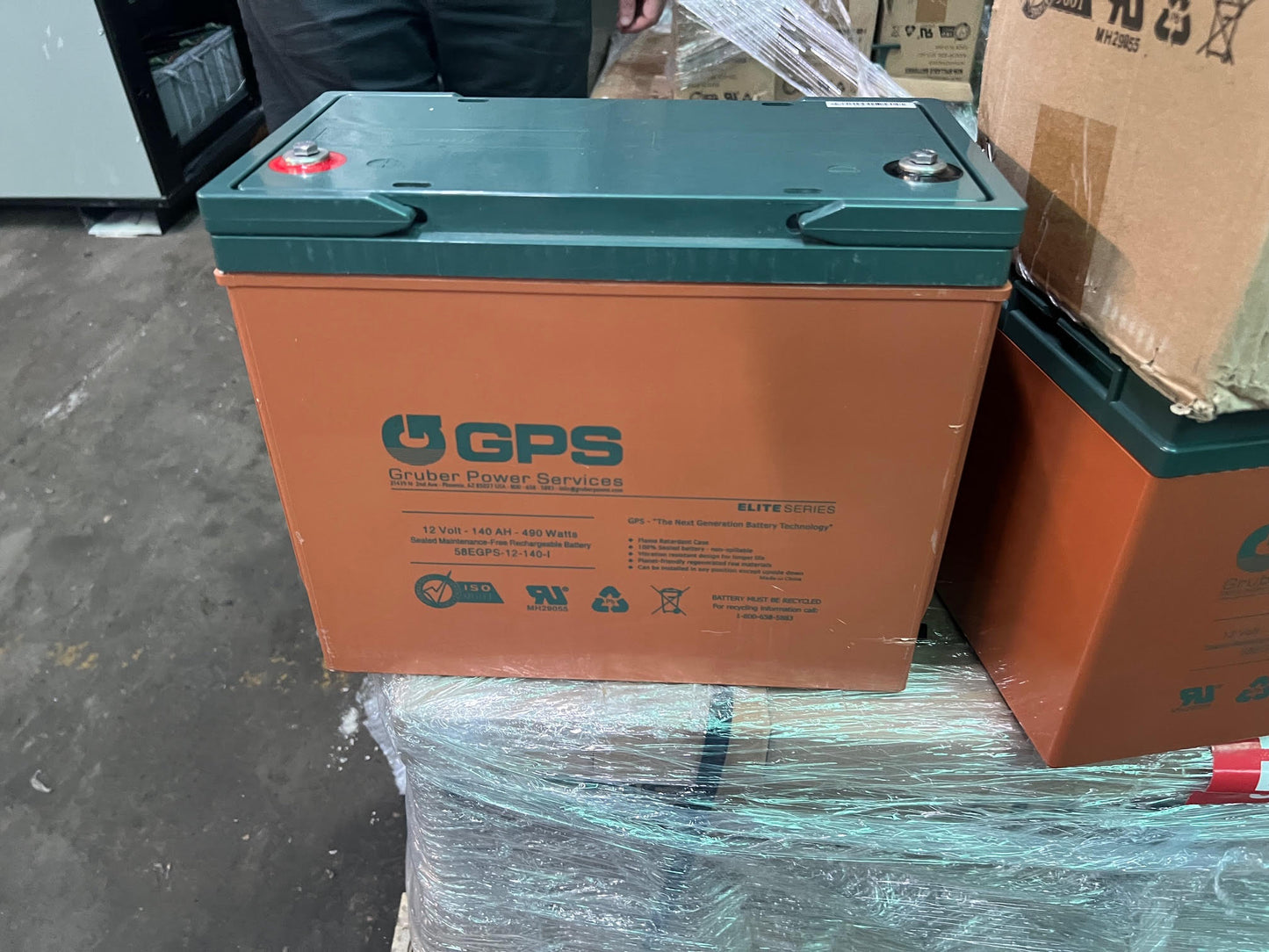 GPS LEOCH 12V 140AH 490Watt Lead Acid Battery UPS AUDIO NEW