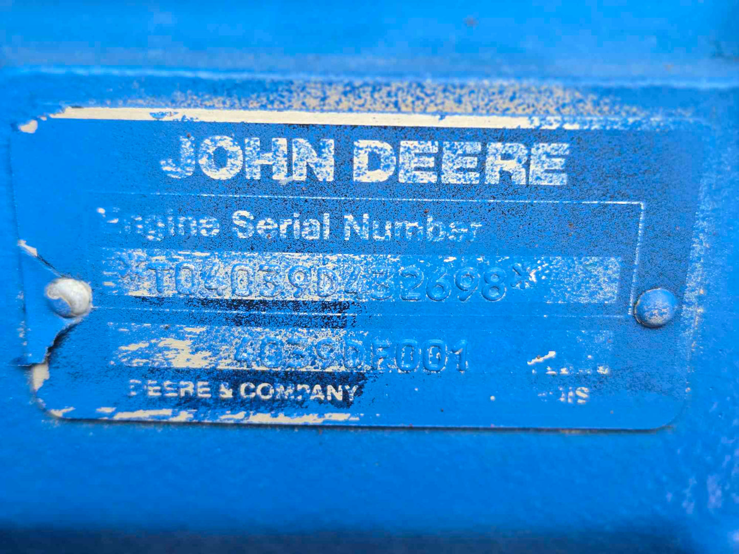 40KW Magnatek 4039 John Deere Diesel Generator '96 1170 Hrs TESTED
