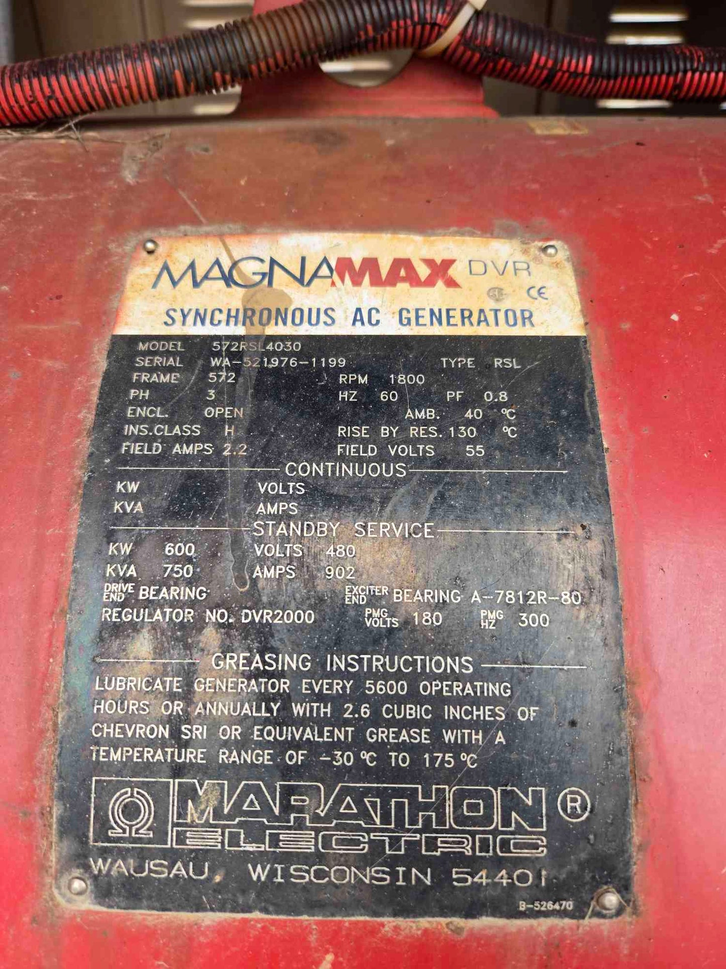600 KW Magna Max Synchronous AC Generator