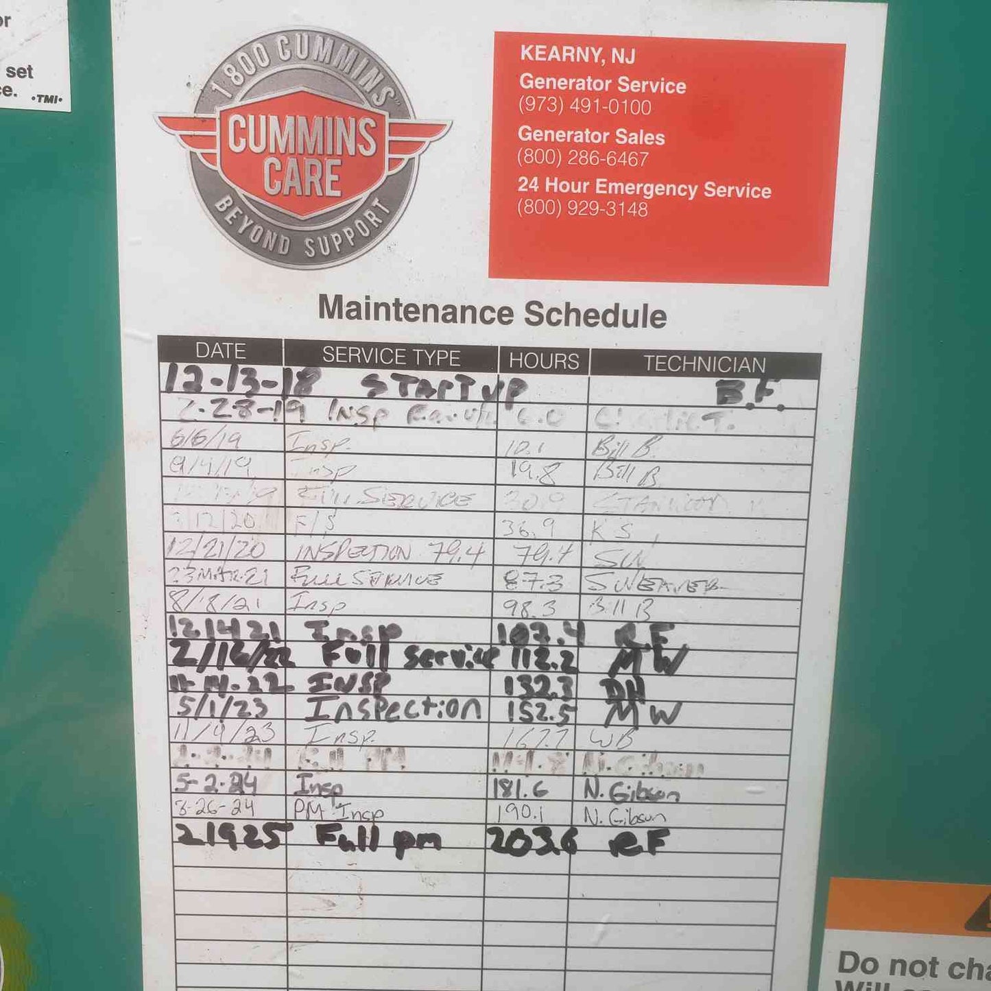 150KW Cummins DSGAC-1865734 120/240 451.1A 3PH Diesel 203.6 Hrs. (SKU: 110551)