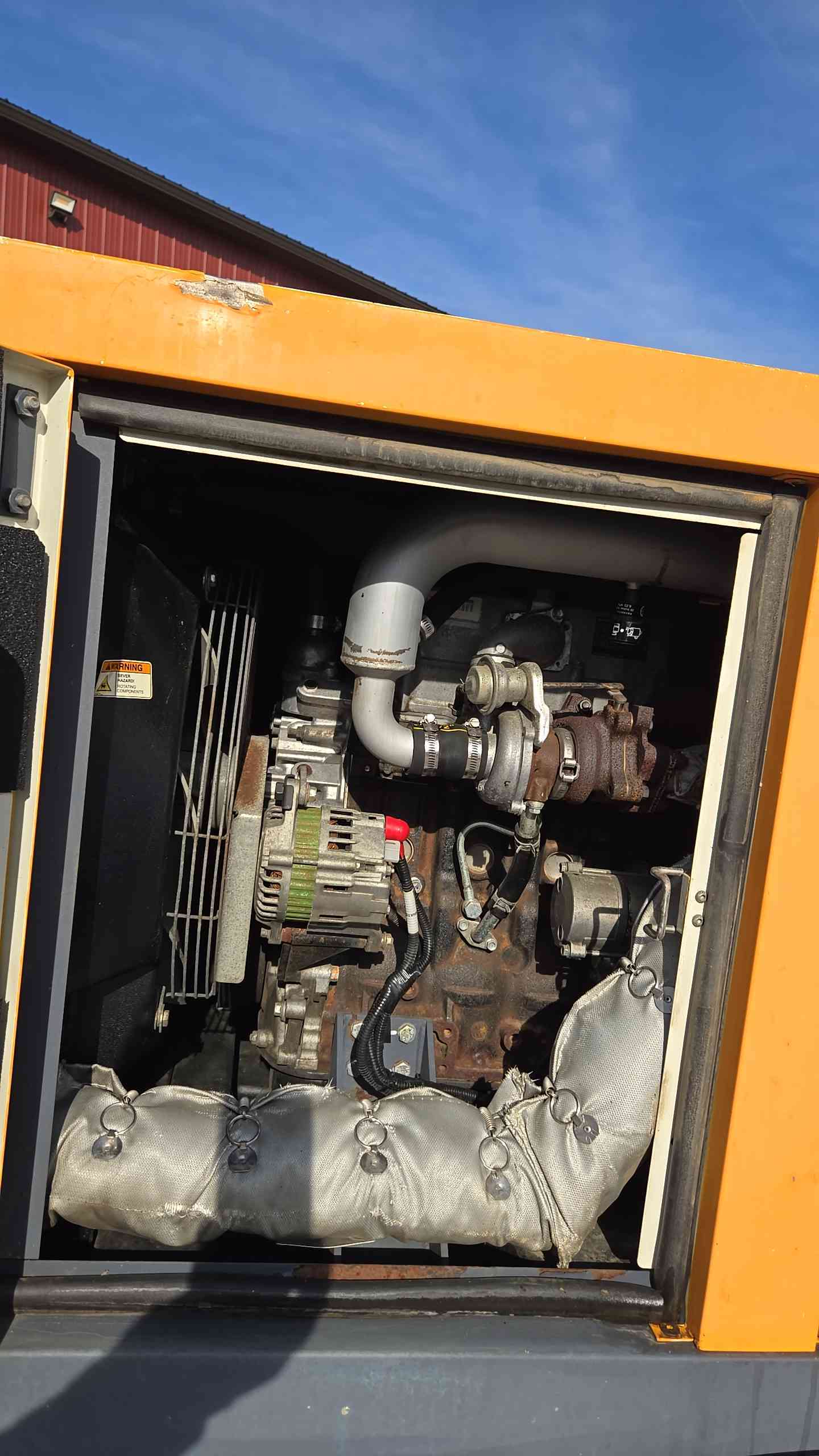16KW 20KW QAS25 Atlas Copco Diesel Towable Generator 1&3PH 9033Hrs LOAD TESTED '17