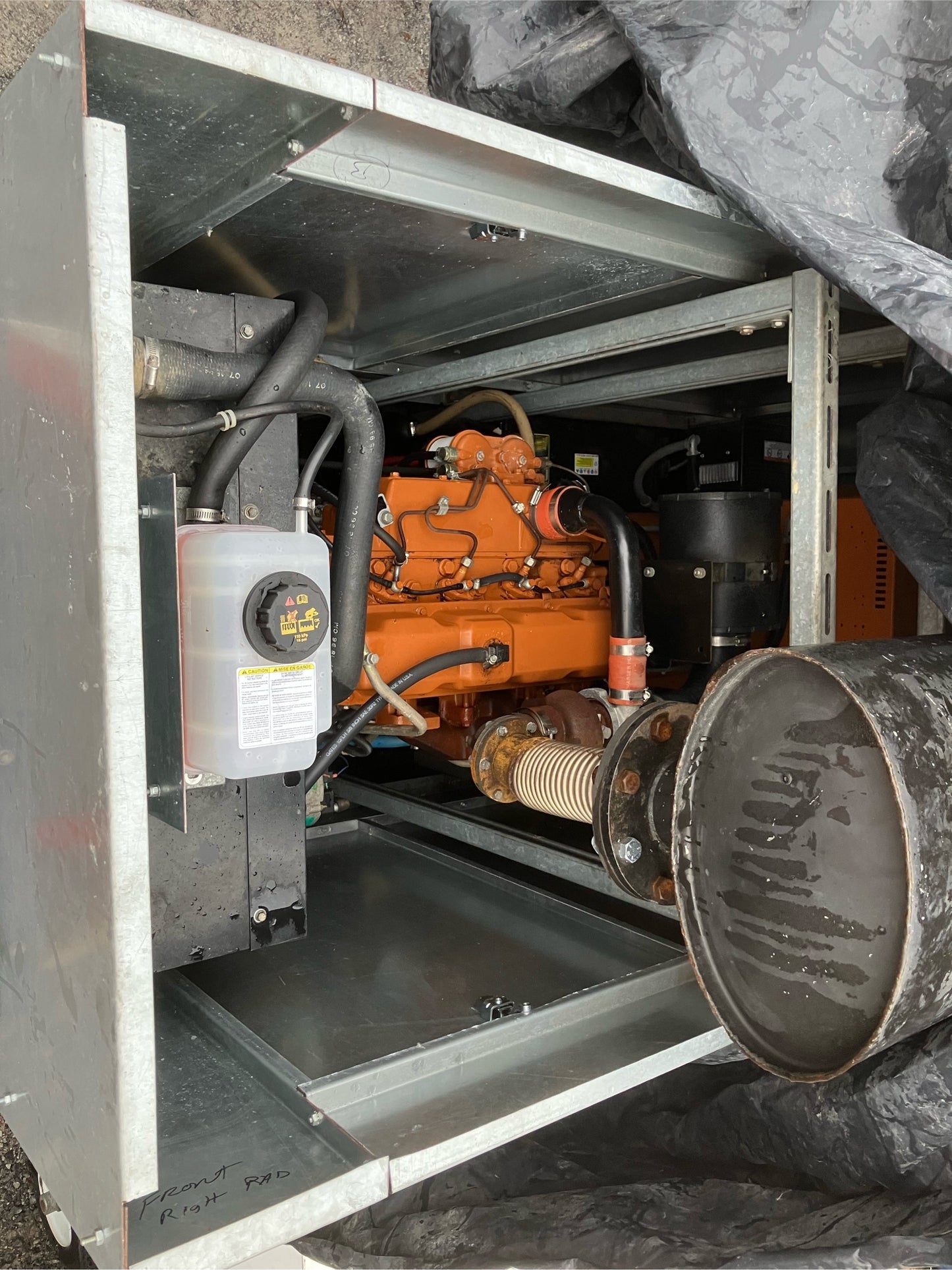 80KW Generac New Holland Generator 1PH Diesel 419 Hrs. LOAD TESTED (SKU: 107005)