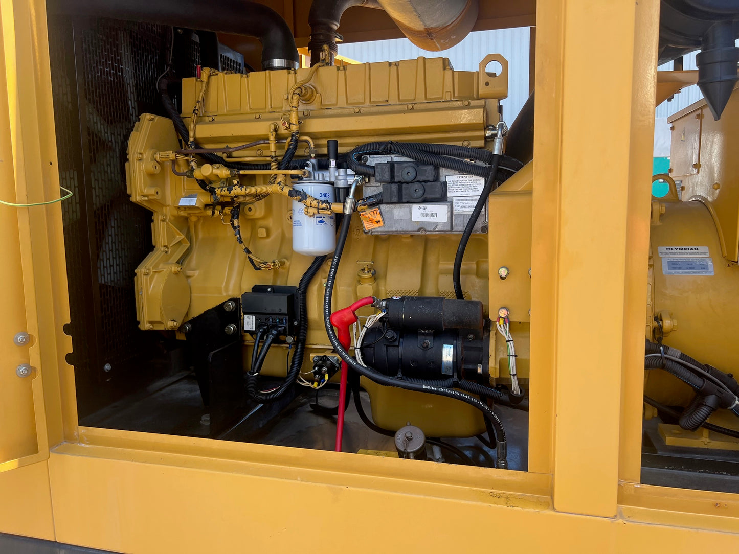 200KW Cat Olympian DT530 International Diesel Generator '04 452hrs Tested