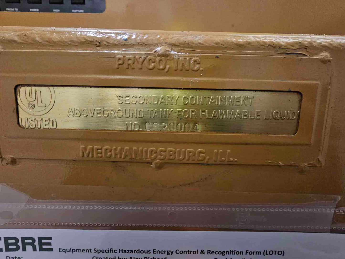 Pryco Diesel Tank (9447AA)(9447AA)