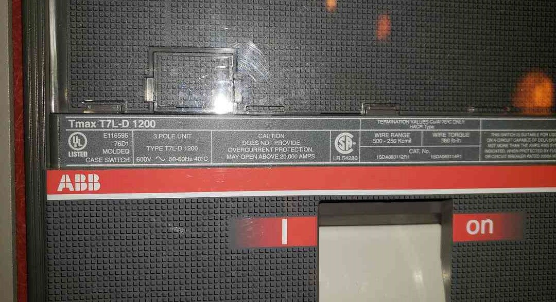 ABB Sace Tmax T7L-D 1200 Breaker(104205)