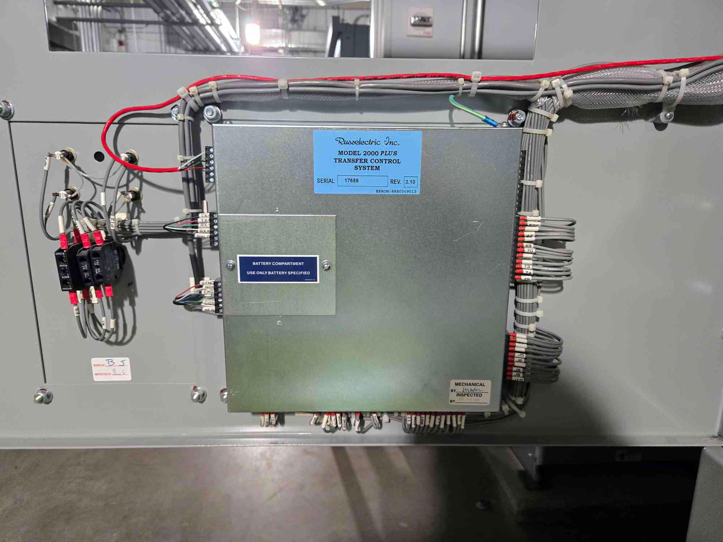 1600A Russeectric 277/480v ATS RTBDNB-16003CEF (107663)