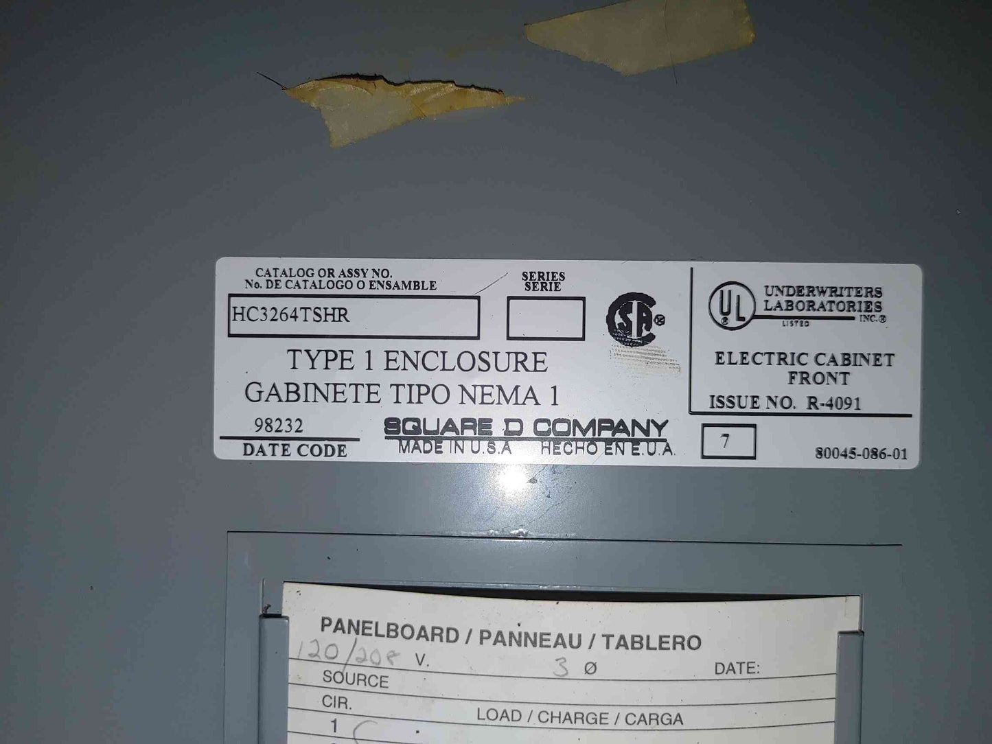 400A Square D I-Line Panelboard 208/120v (SKU: 109916)
