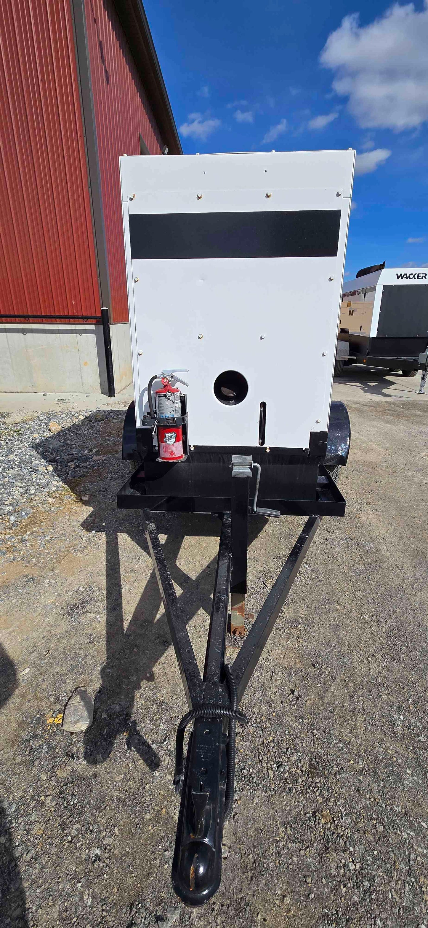36KW MultiQuip WhisperWatt Generator Isuzu Diesel W/ Trailer 97' TESTED 8000Hrs