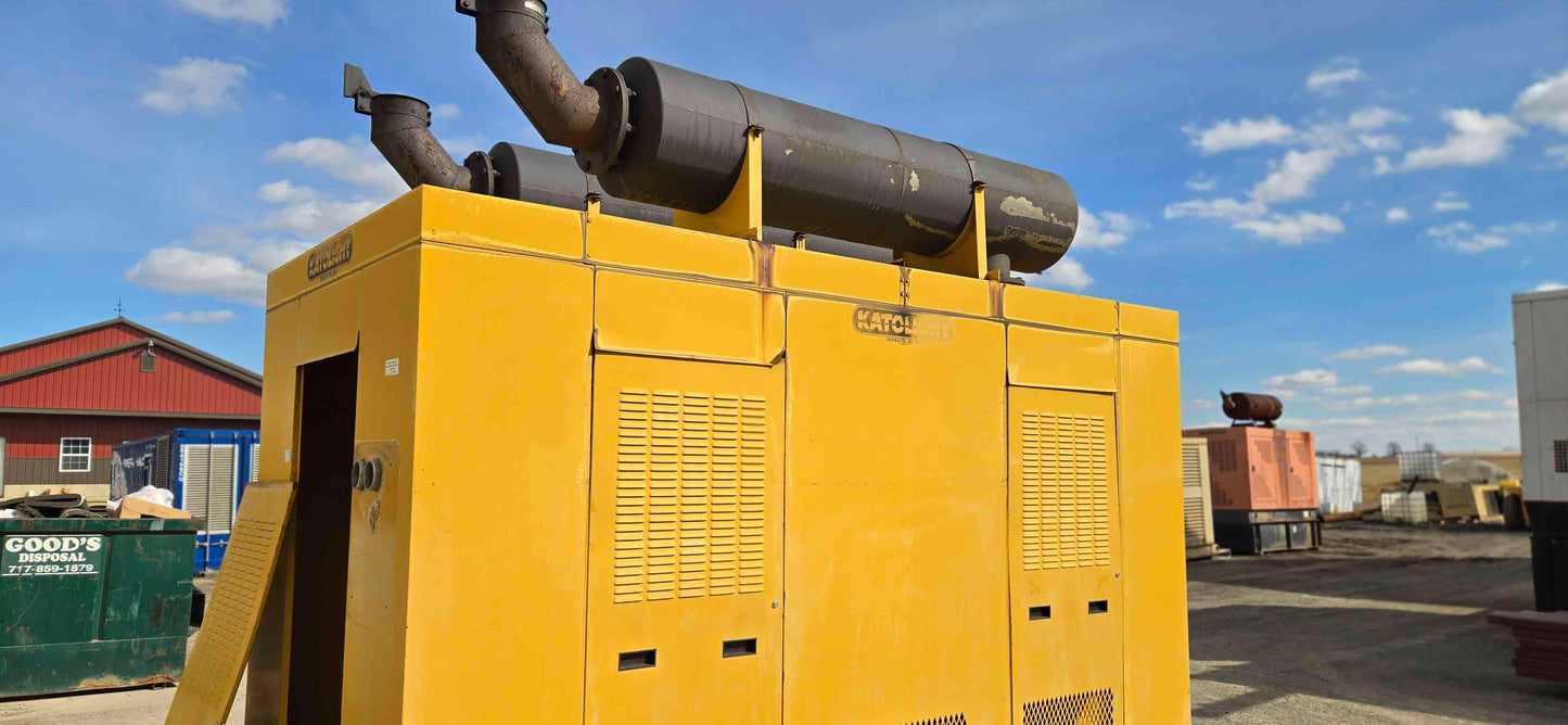 500KW Katolight Detroit Diesel Generator 714Hrs TESTED '95
