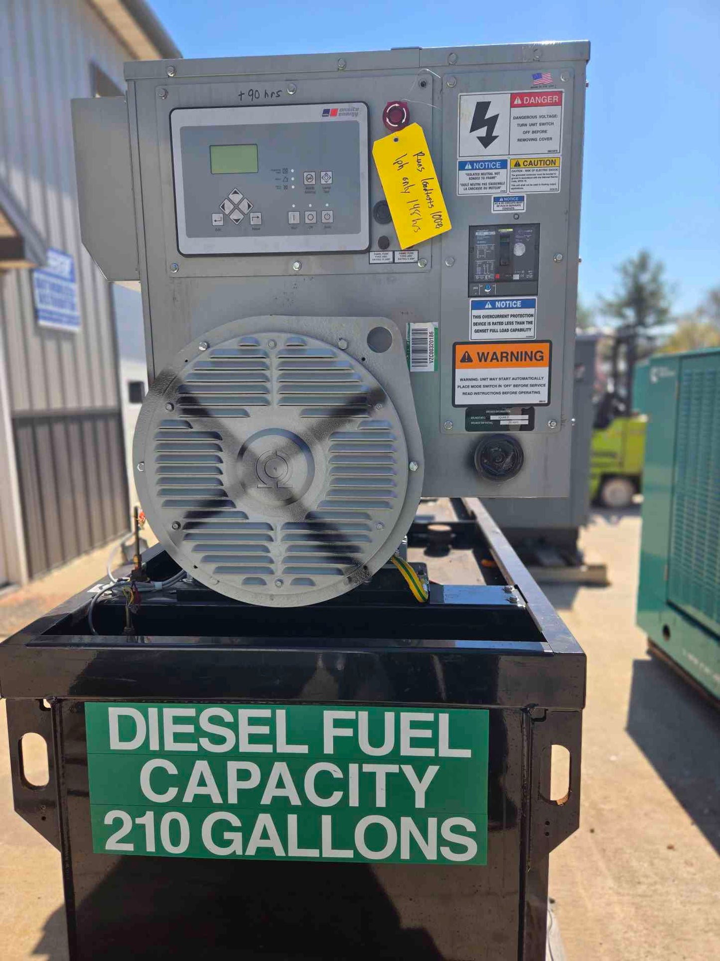 50KW MTU Generator 4024 John Deere Diesel 1Ph '13 148Hrs. LOAD TESTED