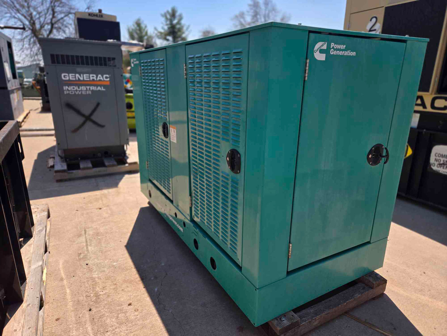 60KW Onan Generator 6.8L Ford LP Nat Gas '08 608 Hrs. LOAD TESTED