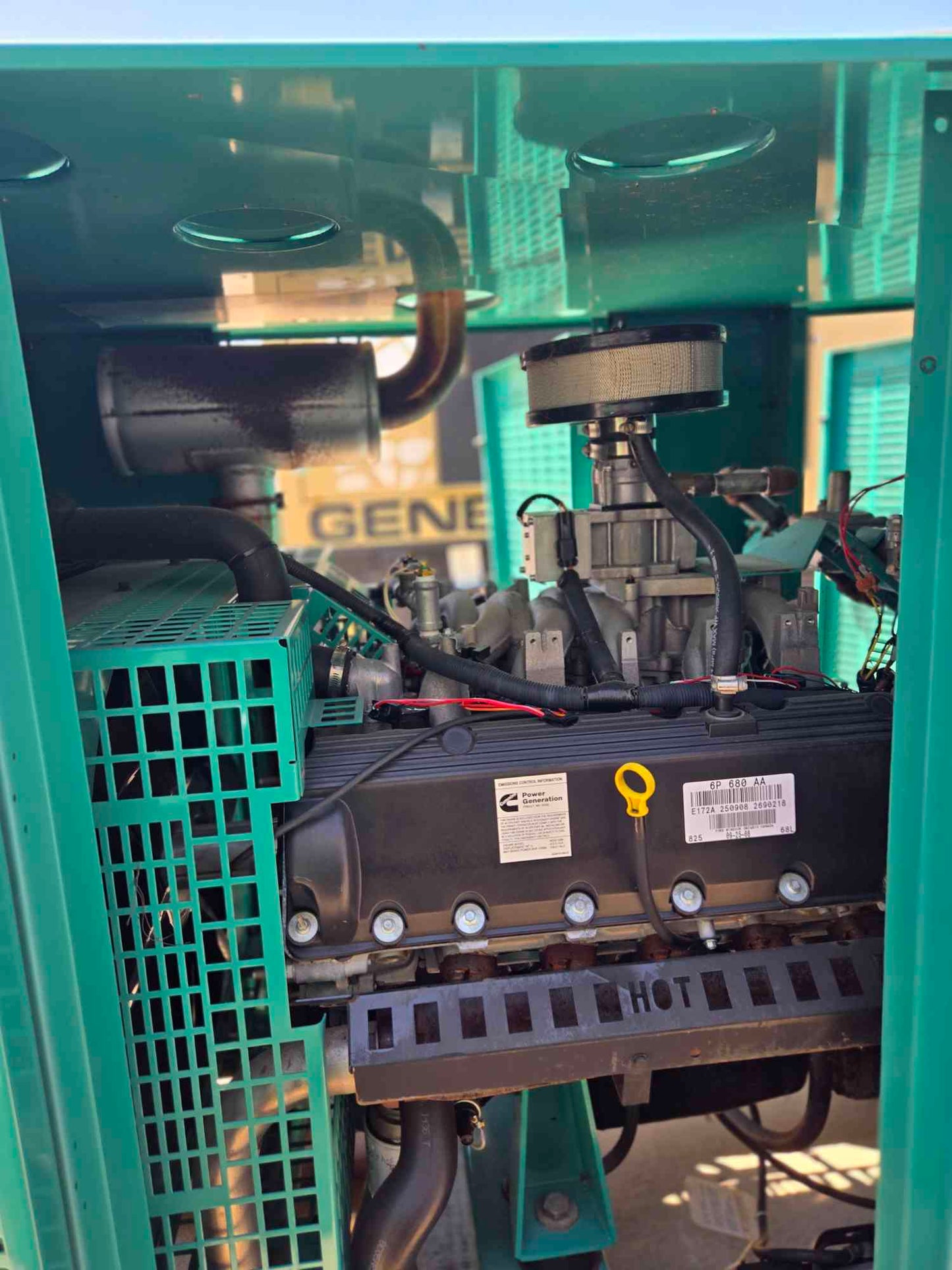 60KW Onan Generator 6.8L Ford LP Nat Gas '08 608 Hrs. LOAD TESTED