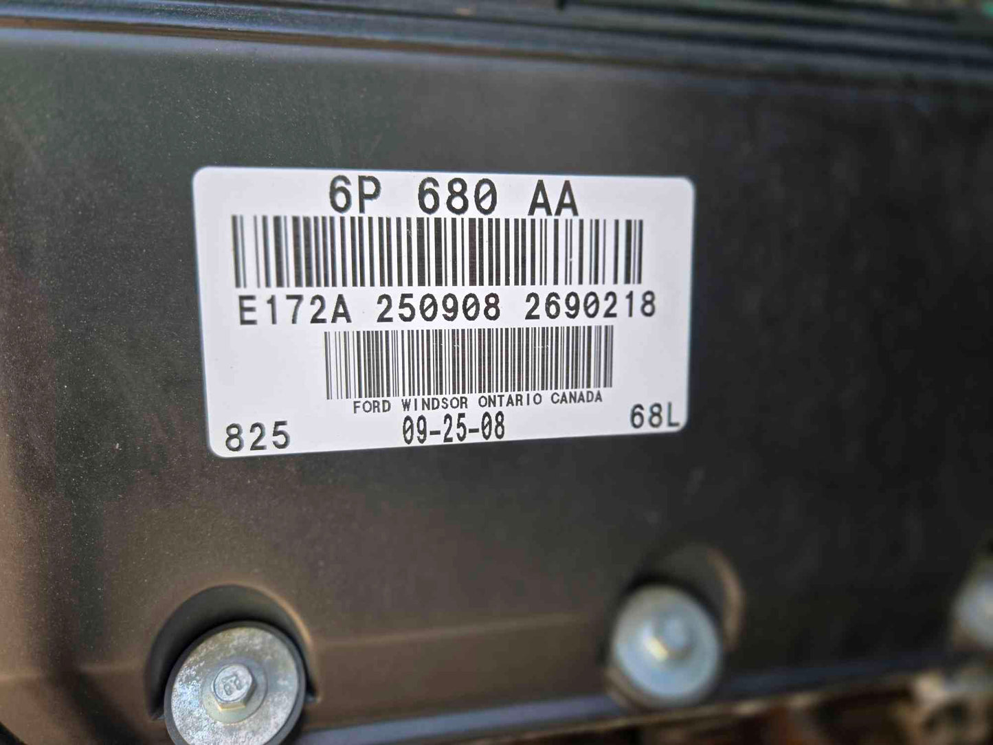 60KW Onan Generator 6.8L Ford LP Nat Gas '08 608 Hrs. LOAD TESTED