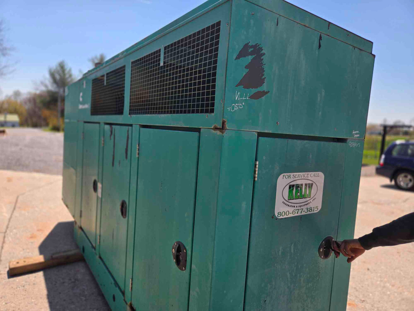125KW Onan 8.3 Cummins Quiet Site Generator LP Nat Gas '01 954Hrs TESTED