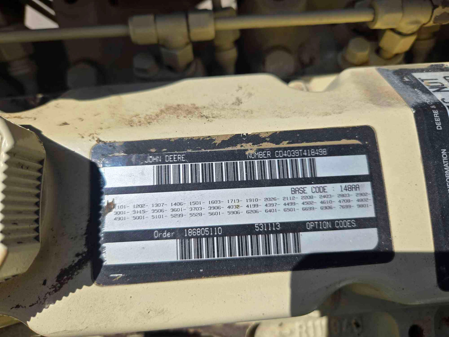 54KW 60KW Kohler Generator 4039 John Deere Diesel '01 337Hrs LOAD TESTED