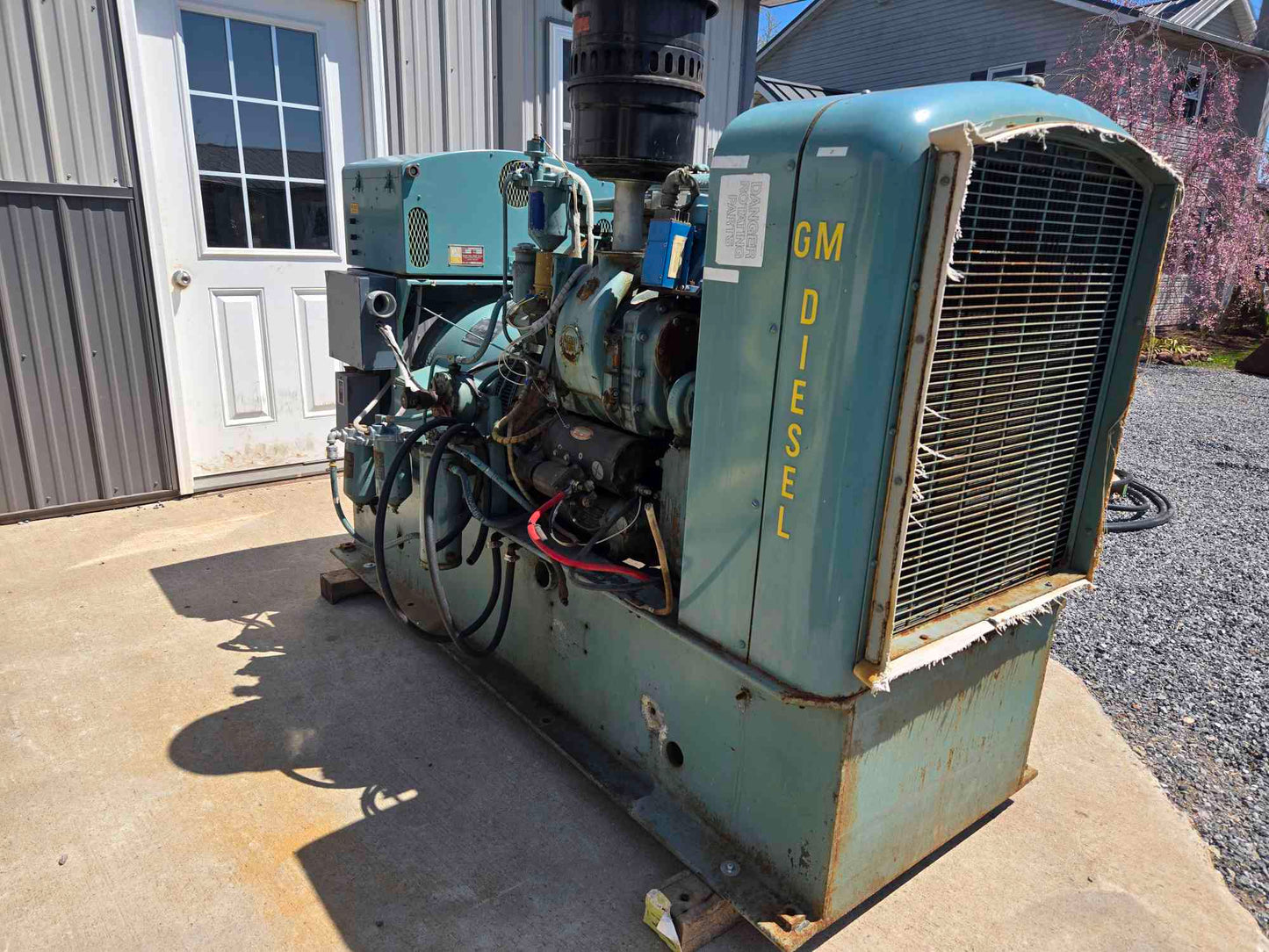 45KW GM Detroit Diesel 3Ph Generator 1914Hrs LOAD TESTED