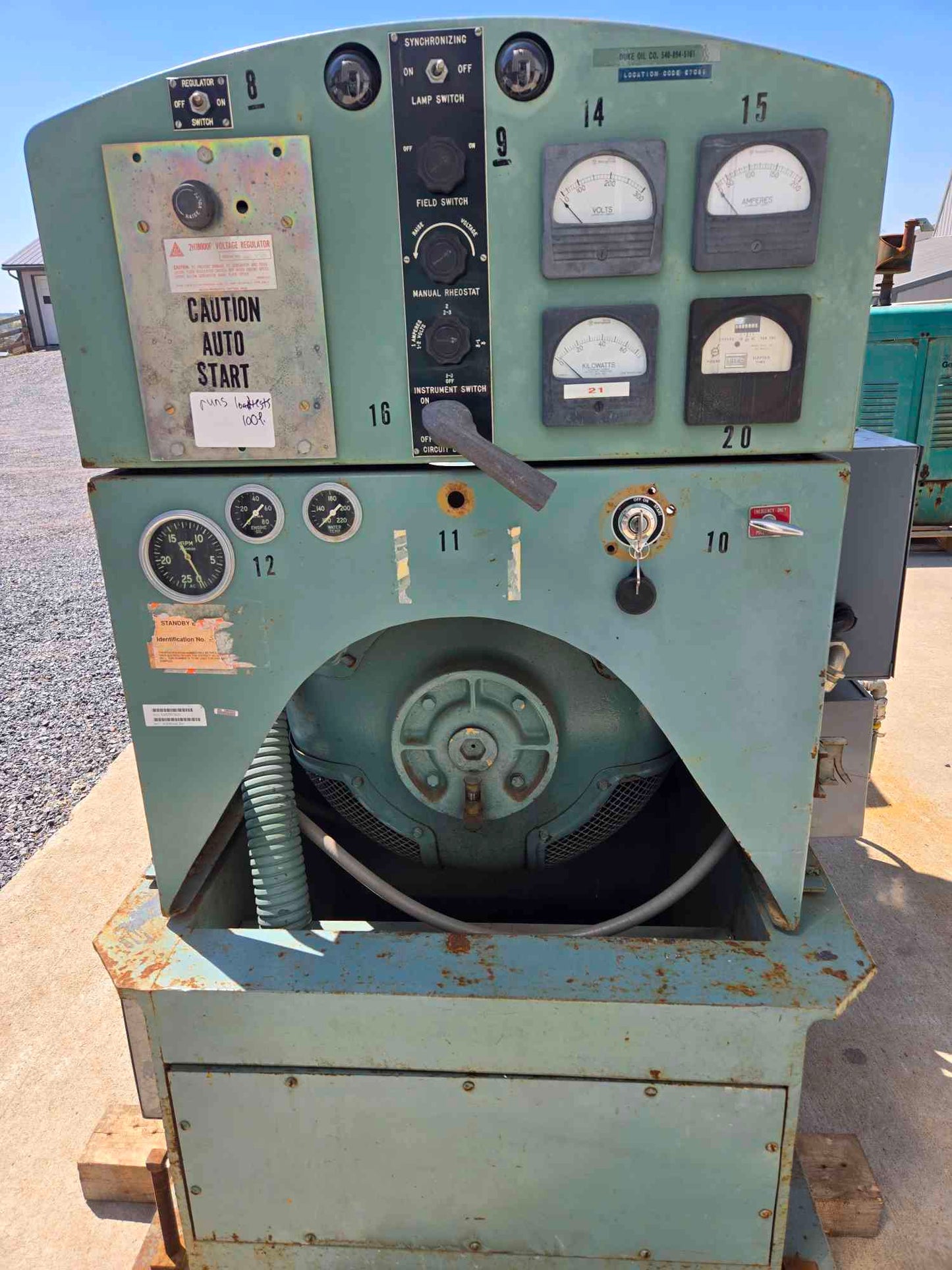 45KW GM Detroit Diesel 3Ph Generator 1914Hrs LOAD TESTED