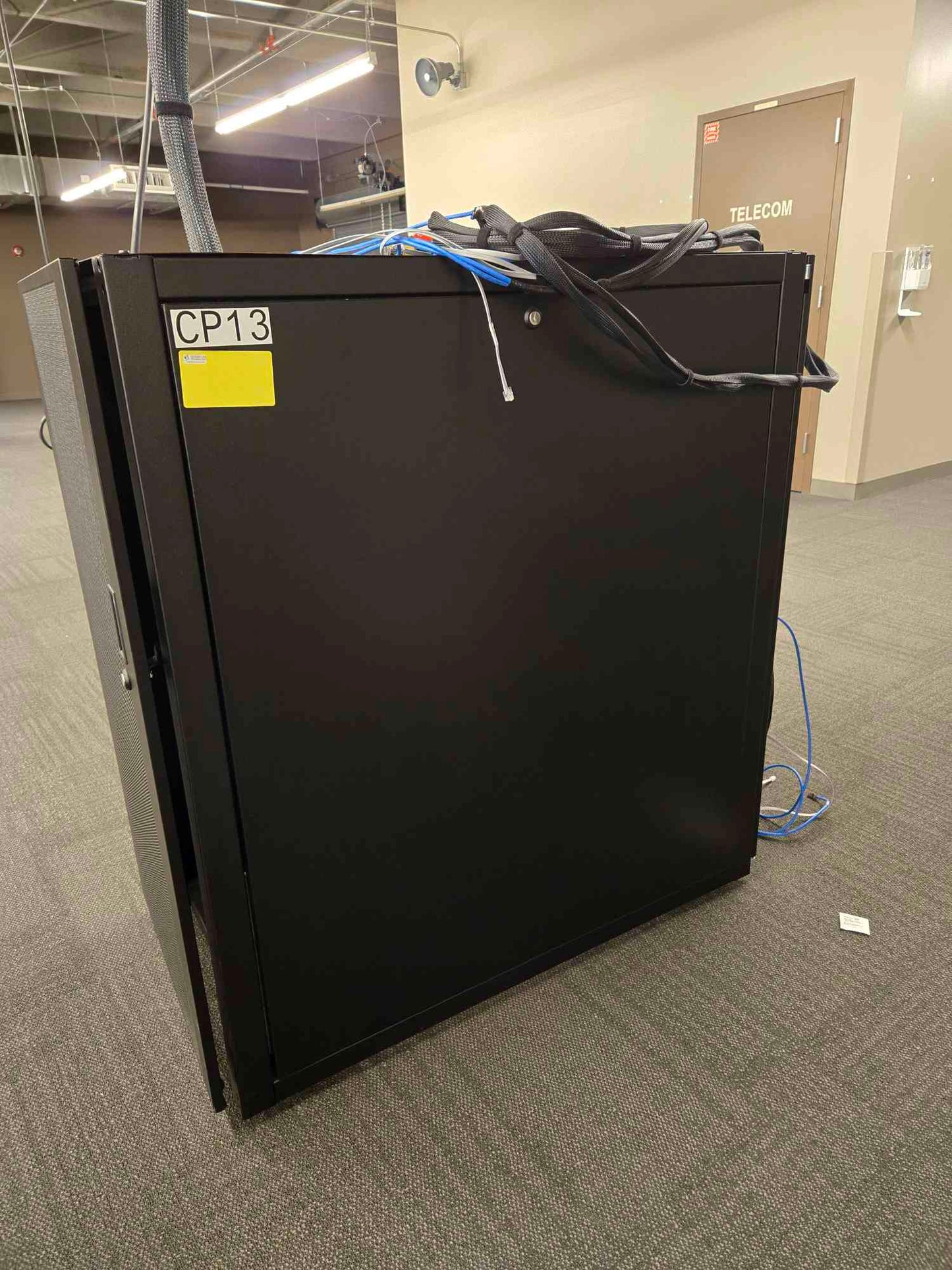 24U Panduit Half Height Server Rack Telecom Cabinet