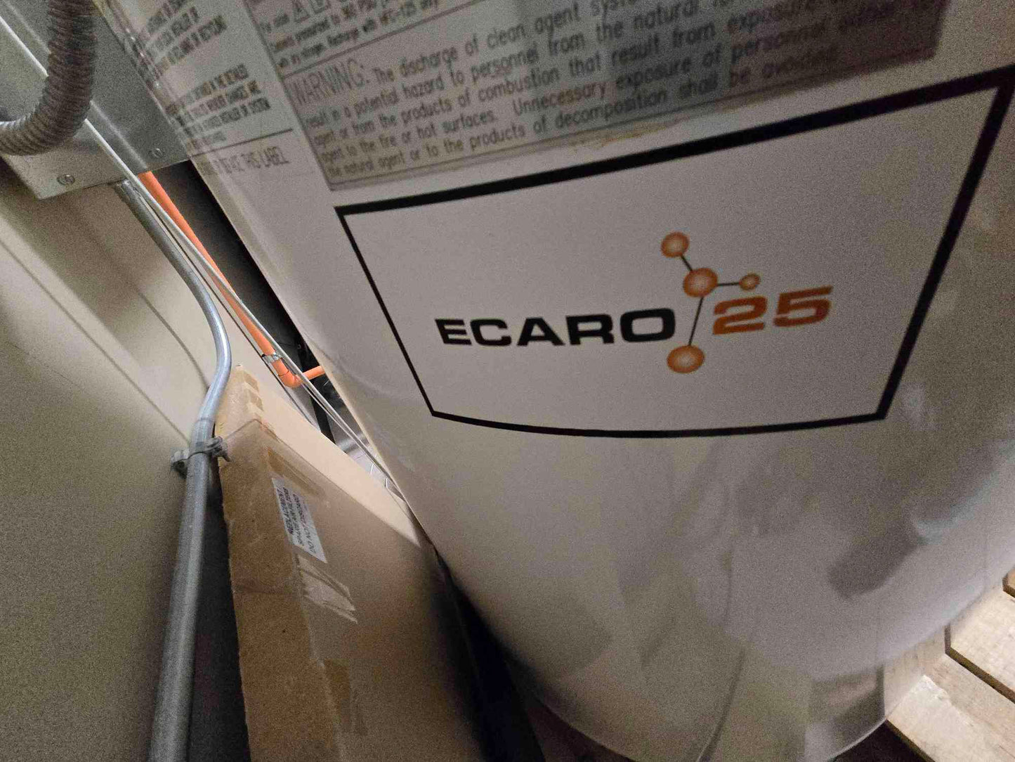 Fike 379 Lbs Ecaro 25 HFC-125 M5698 Fire Suppression Tank Cylinder