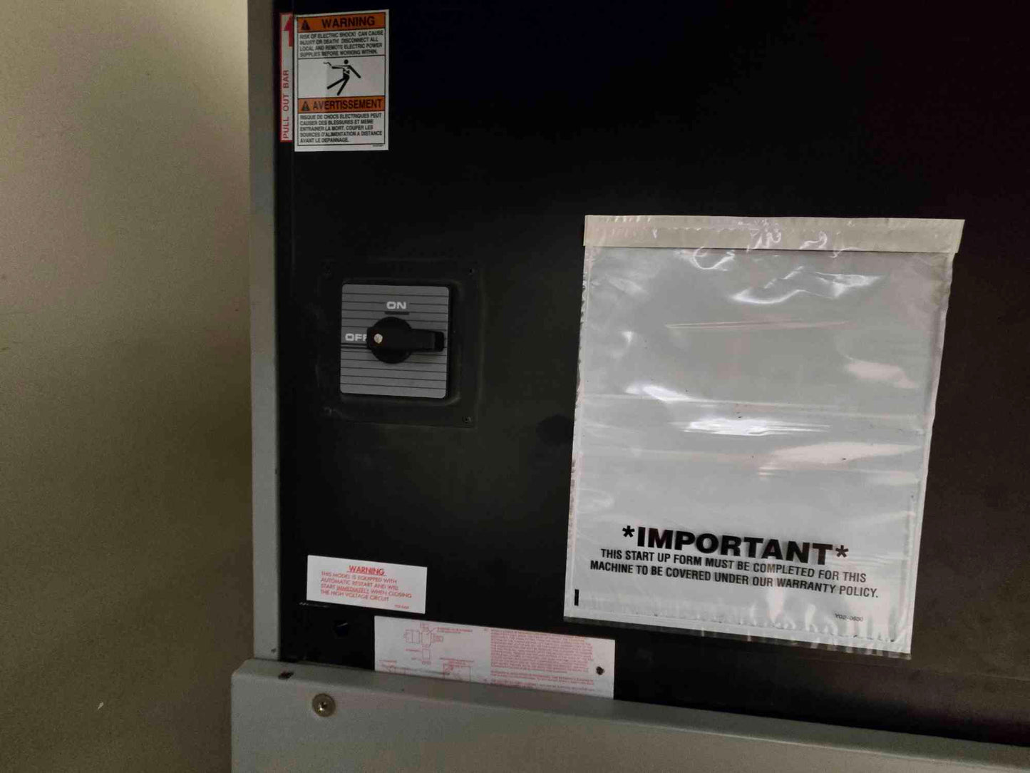 Liebert 8 Ton 460V 3Ph CRAC VH114A Upflow Computer Room AC