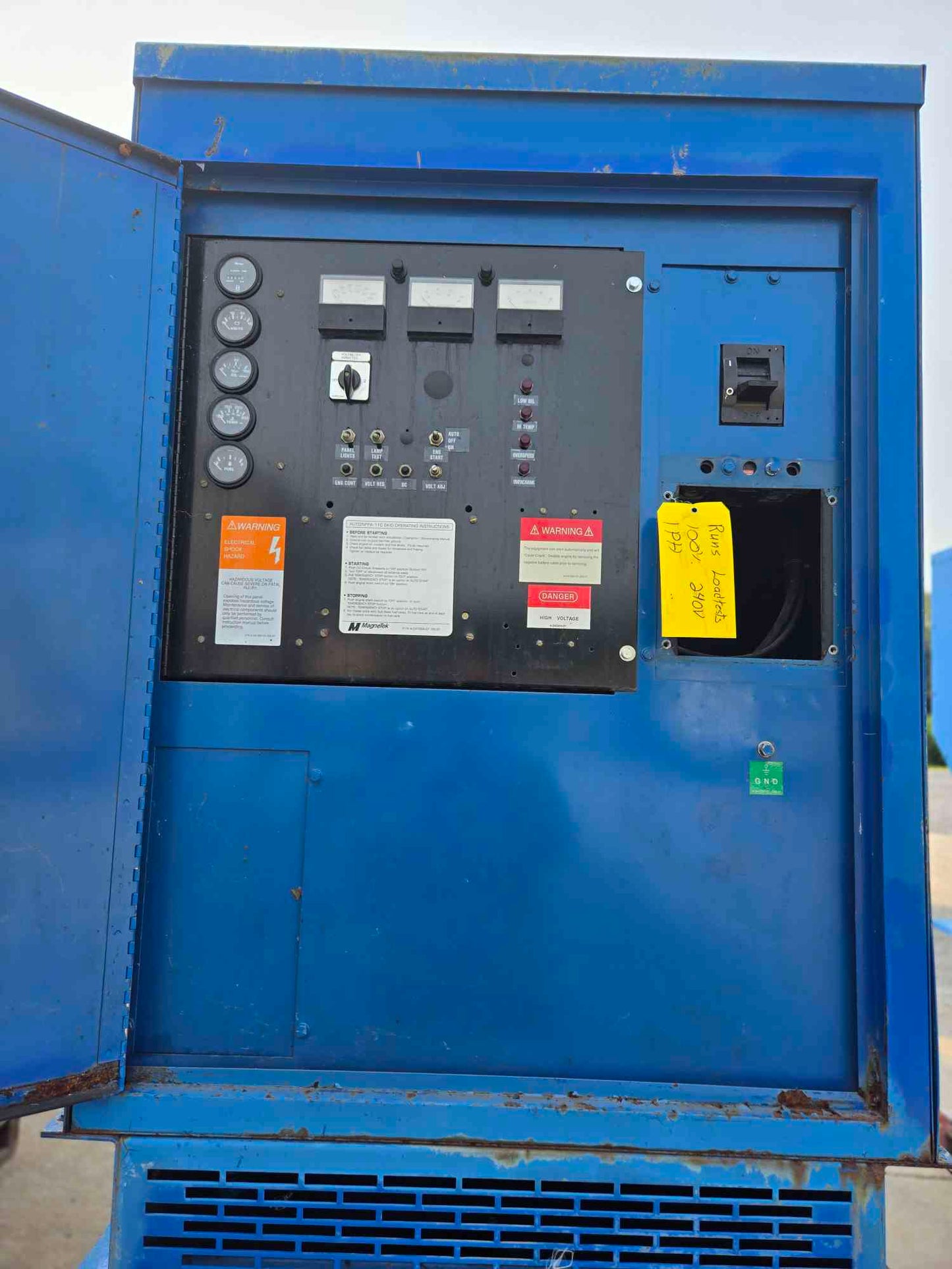 60KW MagneTek 4-236T Perkins Diesel Generator '98 684Hrs TESTED