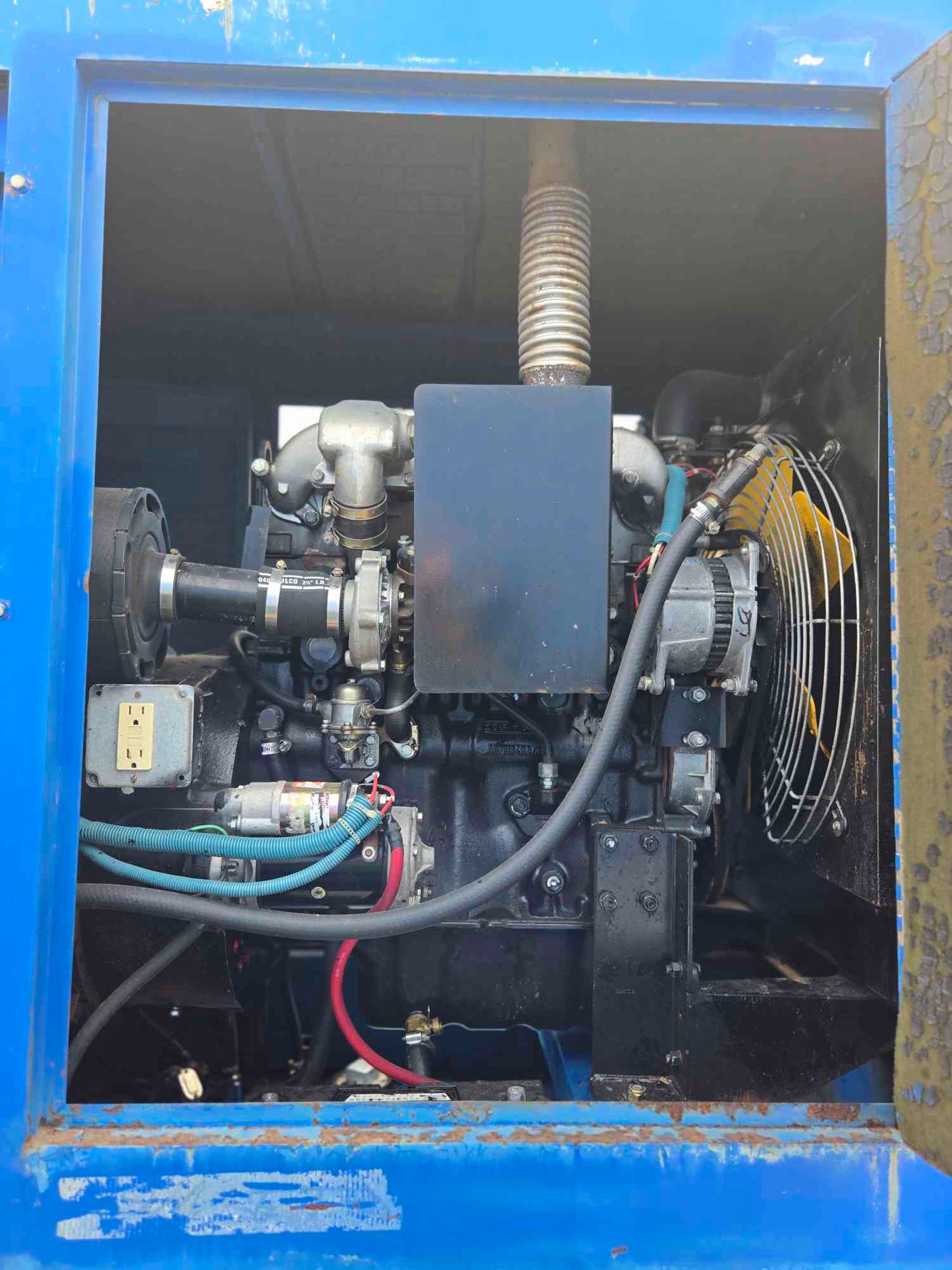 60KW MagneTek 4-236T Perkins Diesel Generator '98 684Hrs TESTED