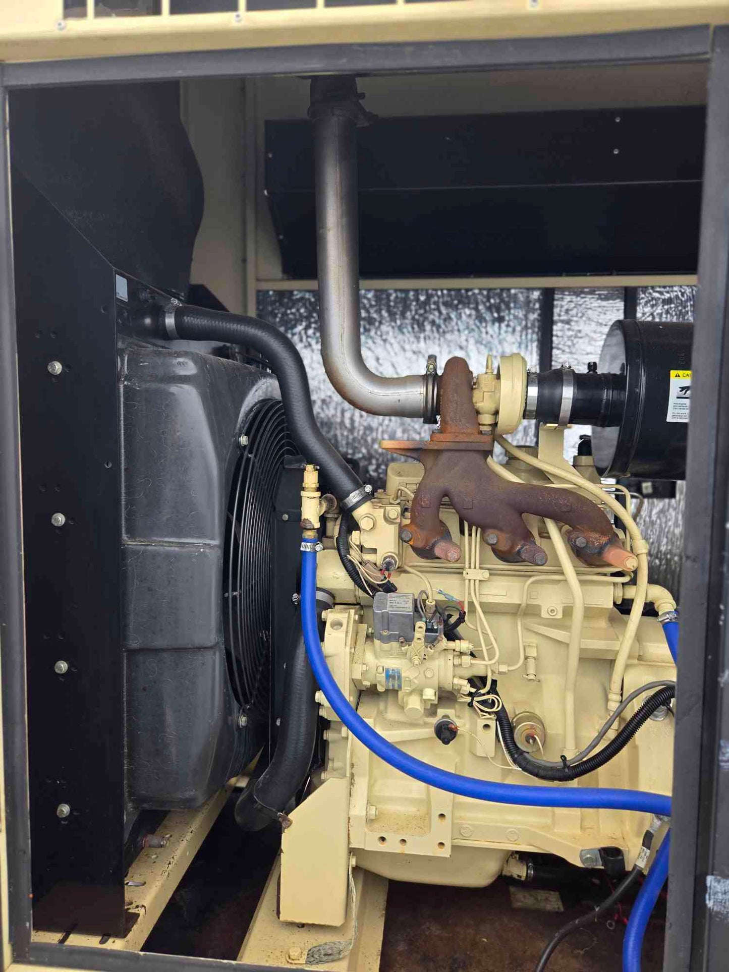 40KW Kohler 3029T John Deere Diesel Generator 340Hrs TESTED