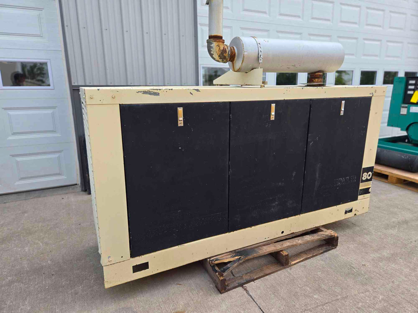 80KW Kohler 5.9L Cummins Diesel Generator '89 1802 Hrs TESTED